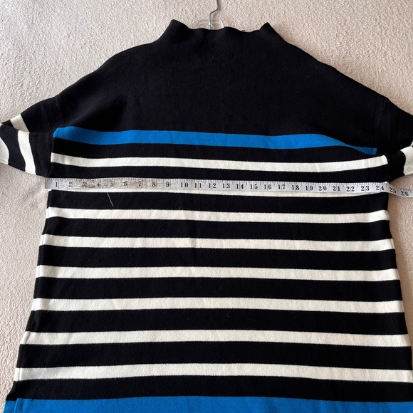 Jones New York Striped Mock Neck Sweater 1X - Picture 8 of 10